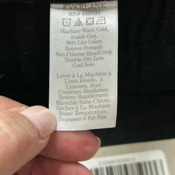 Everlane The Original Cheeky Jean High Rise Tumbled Black Women 24 Crop NWT - Picture 10 of 13